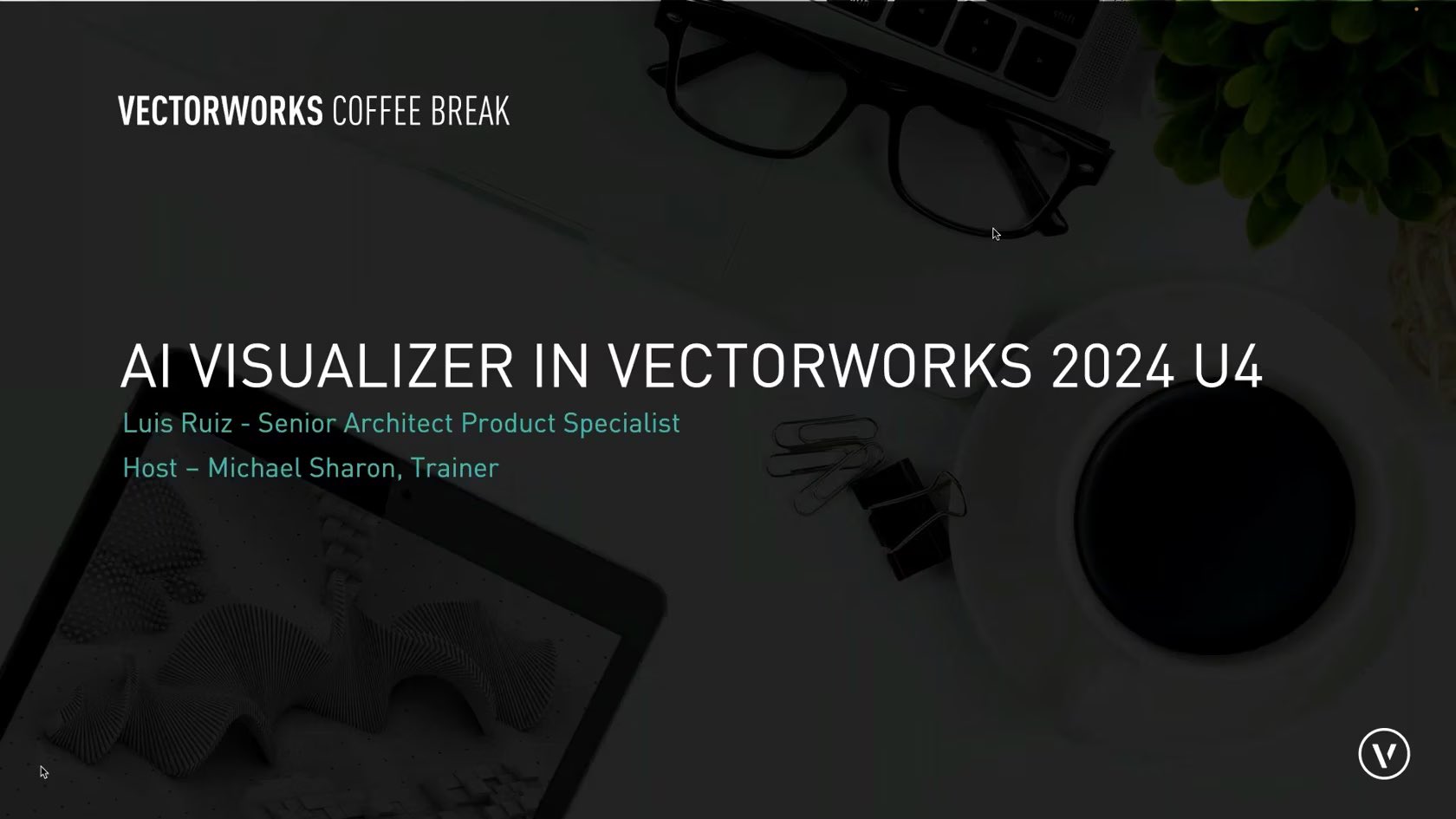 COFFEE BREAK AI IMAGE GENERATOR IN VECTORWORKS 2024 UPDATE 4